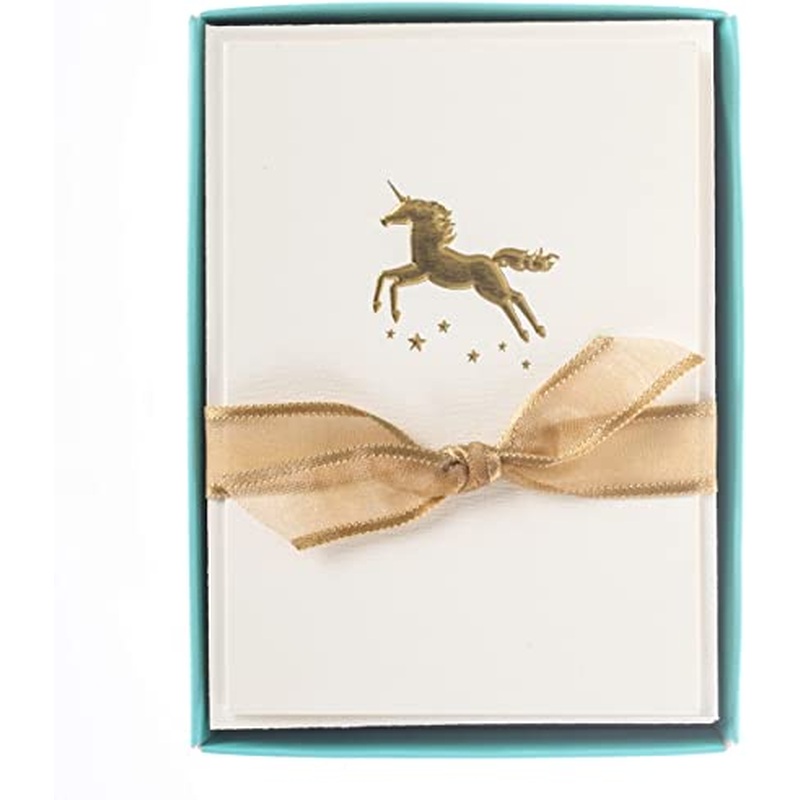 Unicorn La Petite Presse Blank Boxed Cards 10Ct
