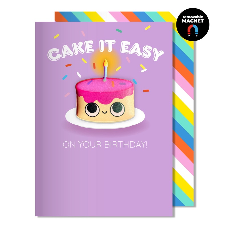 Cake It Easy On Your Birthday Magnet Card