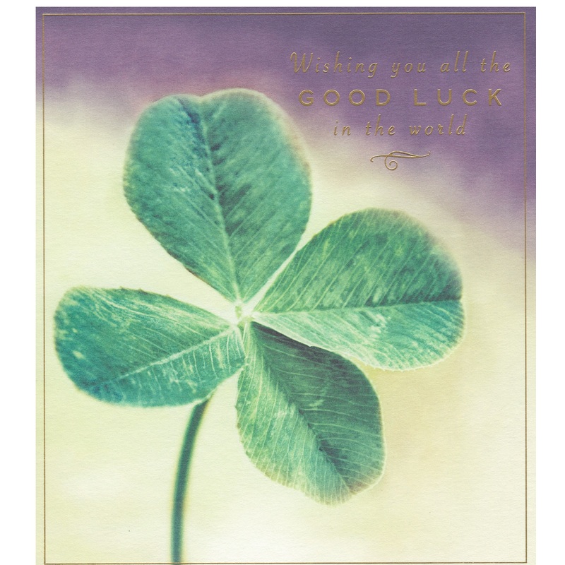 Wishing you all the Good Luck in the world