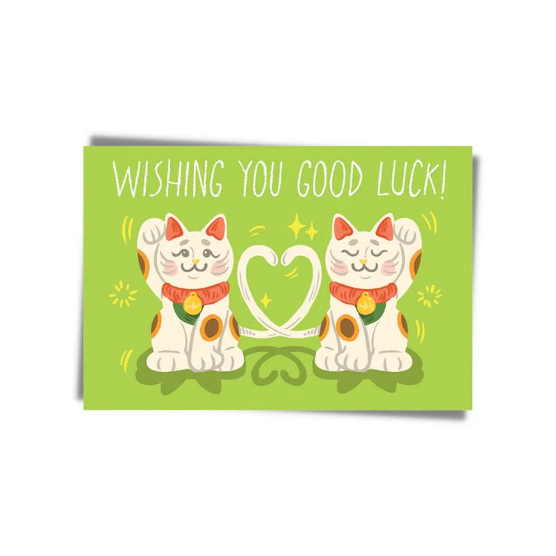 Wishing You Good Luck A4 Card