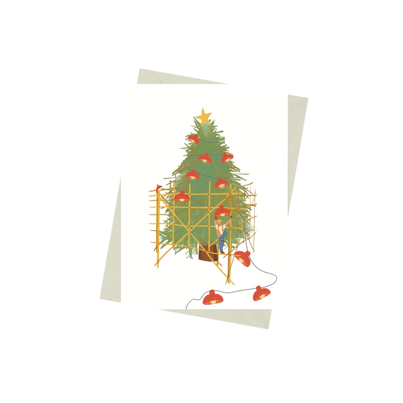 Constructing Christmas Card