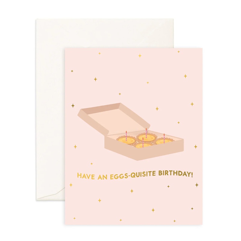EGGS-Quisite Birthday Card