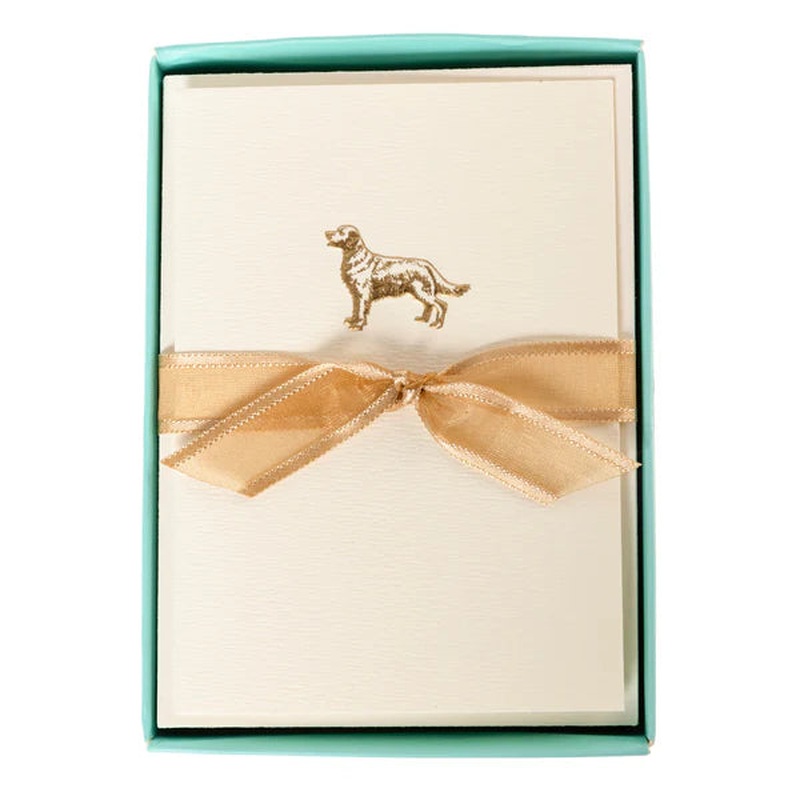 Golden Retriever La Petite PresseBlank Boxed Cards  10Ct