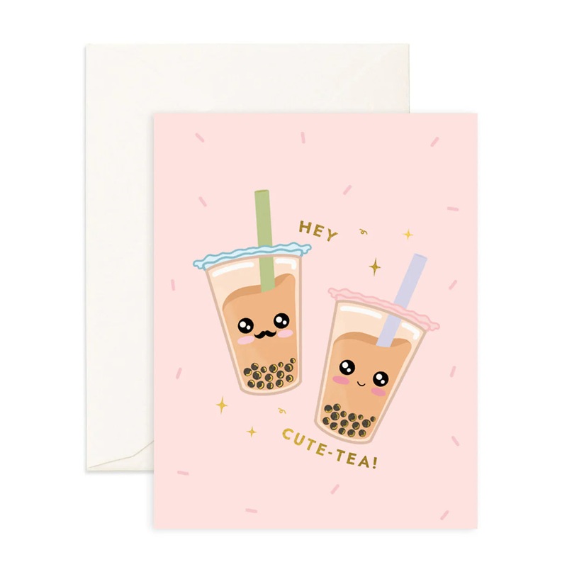 Hey Cute-Tea Card
