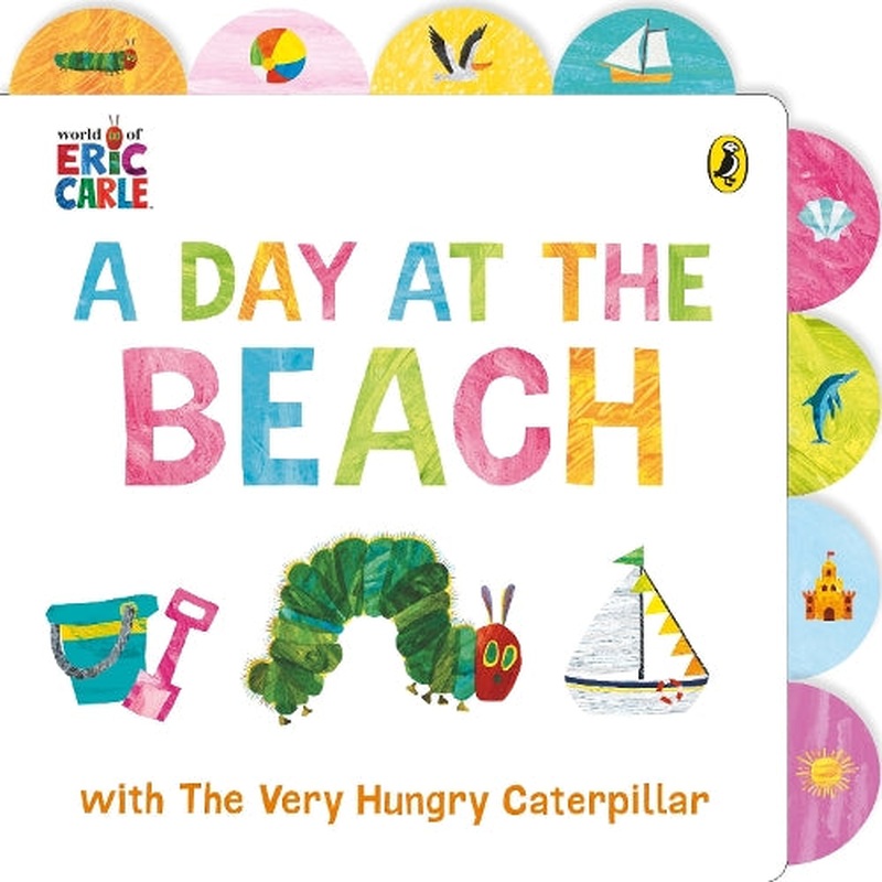 A Day at the Beach with The Very Hungry Caterpillar: Tabbed Board Book