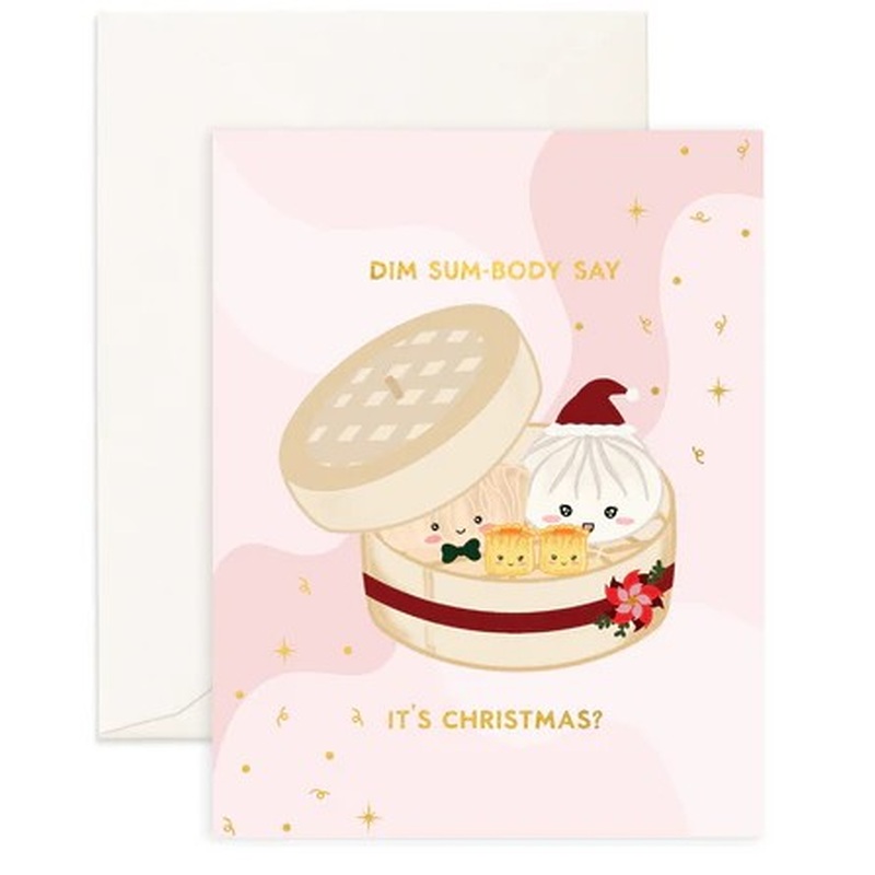 Dim Sum-Body Christmas Card