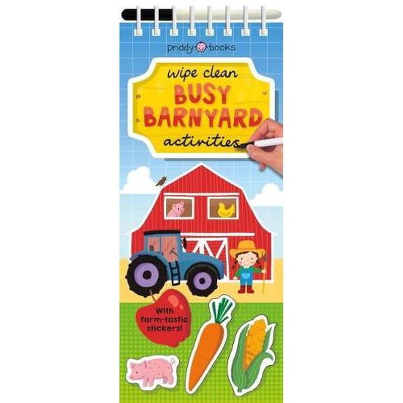 Wipe Clean Activities: Busy Barnyard: With Farm-Tastic Stickers!