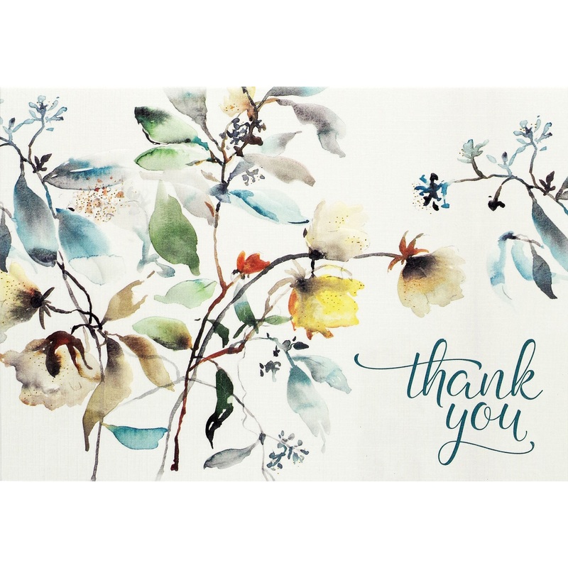 Asian Botanical Thank You Notes