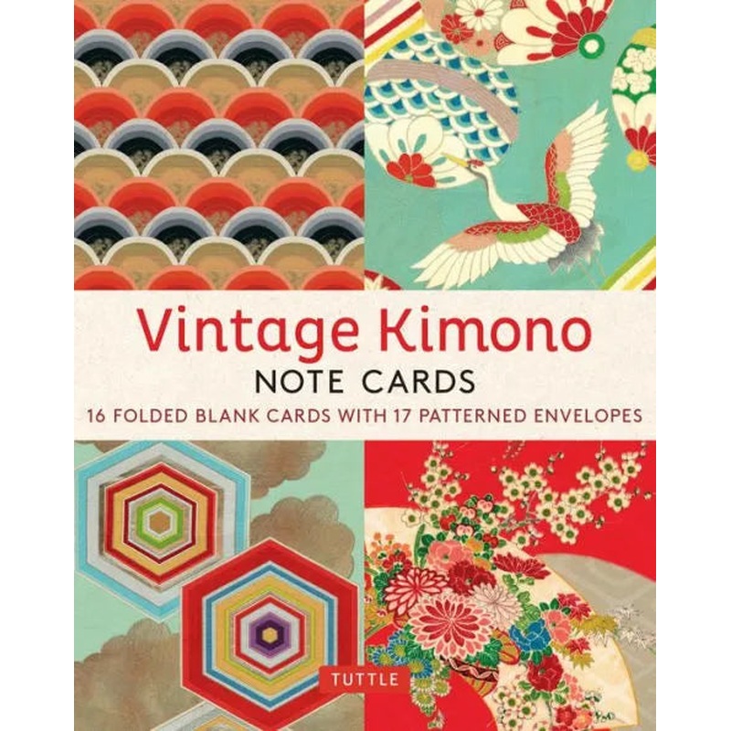Vintage Kimono 16 Note Cards