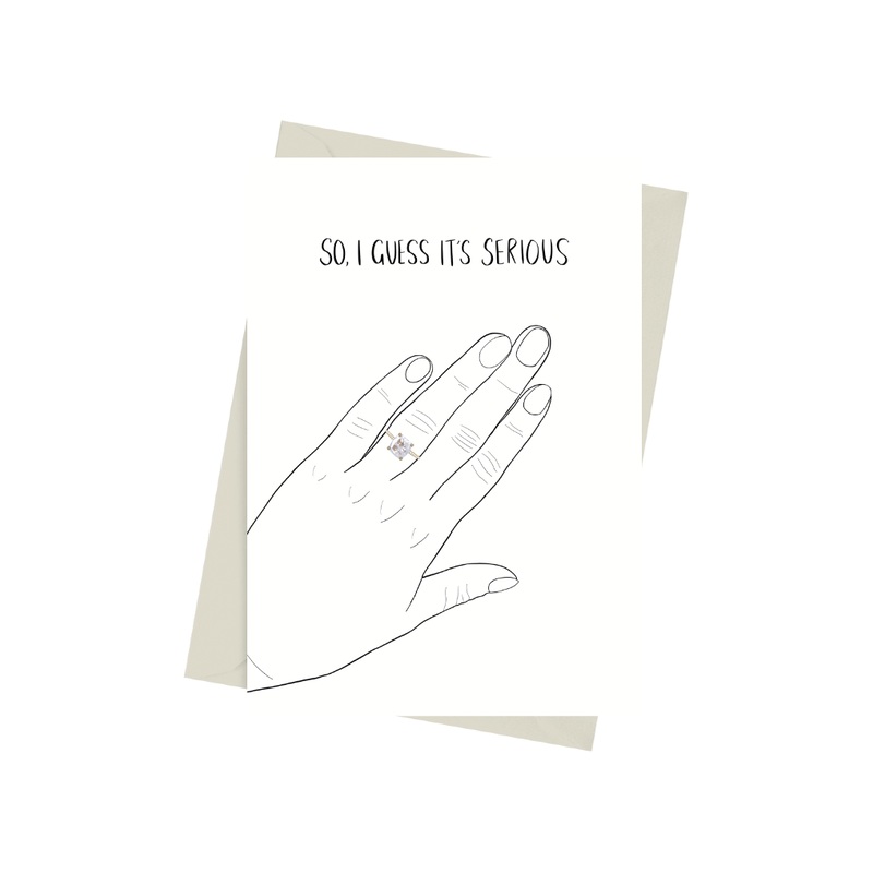 So I Guess Its Serious Card