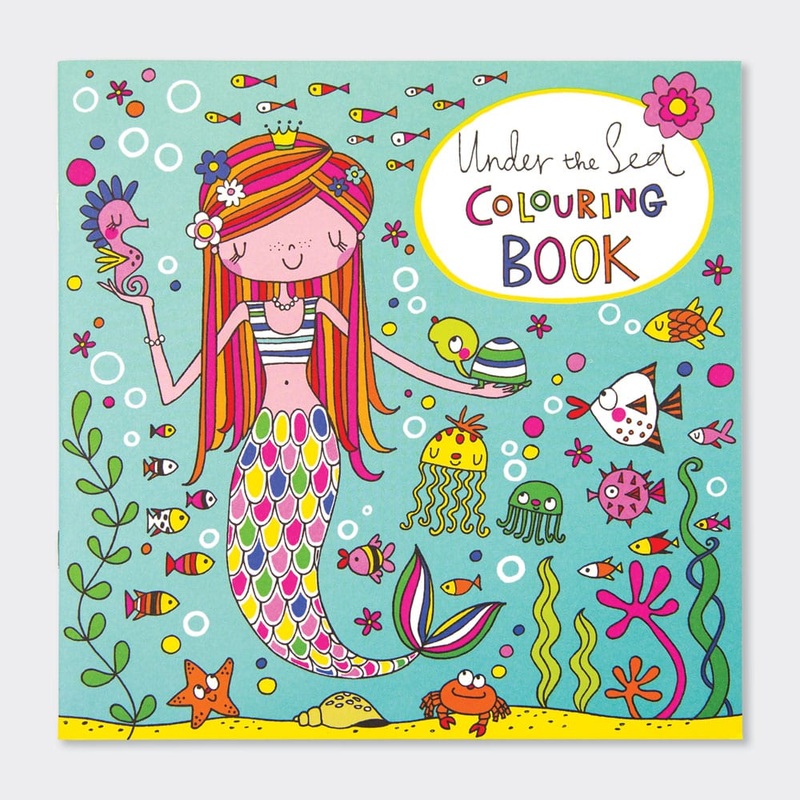 Under the Sea Mermaid Colouring Book