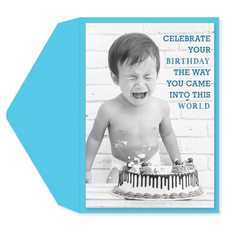 Naked & Screaming Birthday Card
