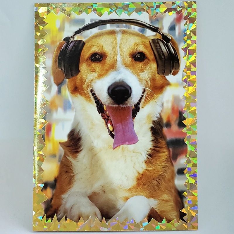Rock Out Dog Birthday Card