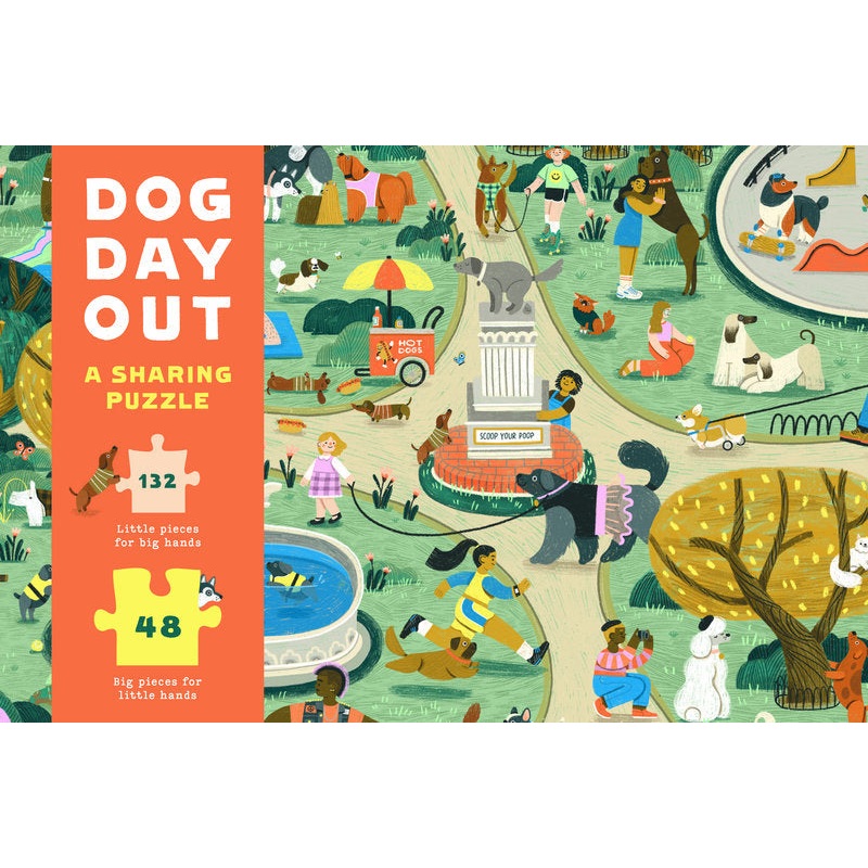 Dog Day Out 180-Piece Jigsaw Puzzle