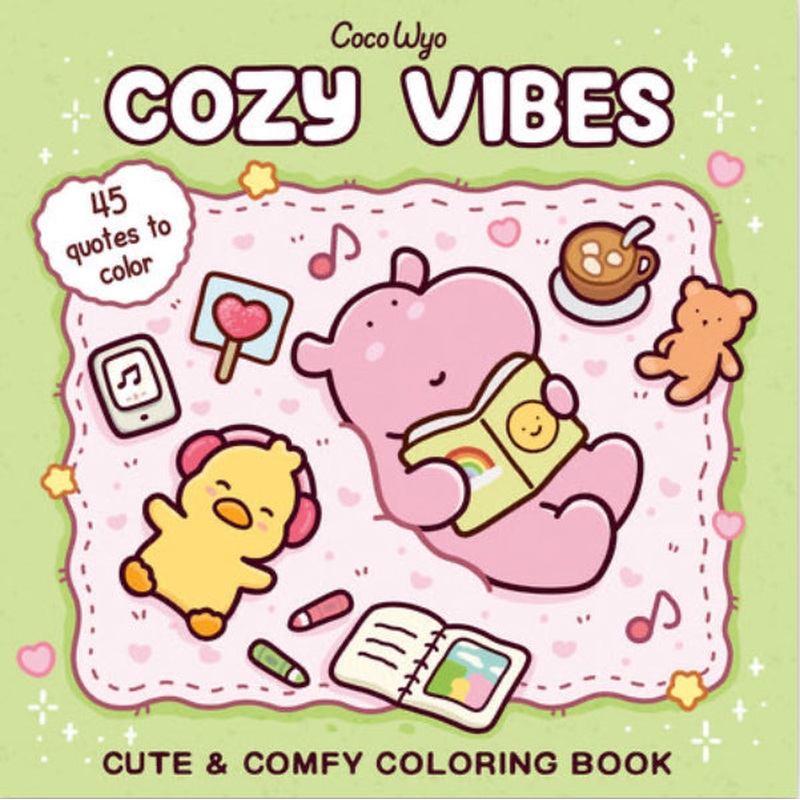 Cozy Vibes (a Cute & Cozy Coloring Book)