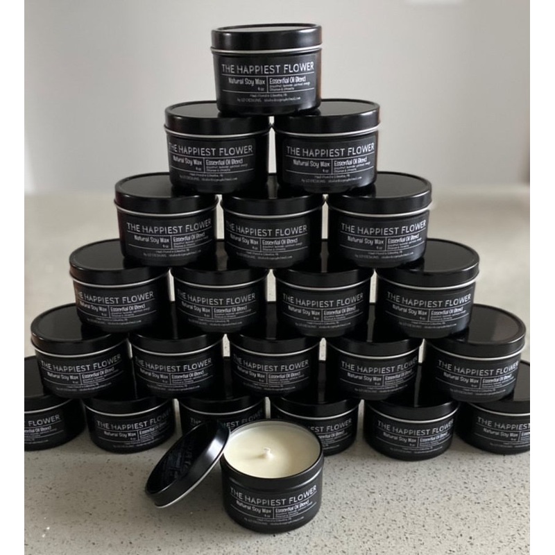 "The Happiest Flower" Soy Wax Candle