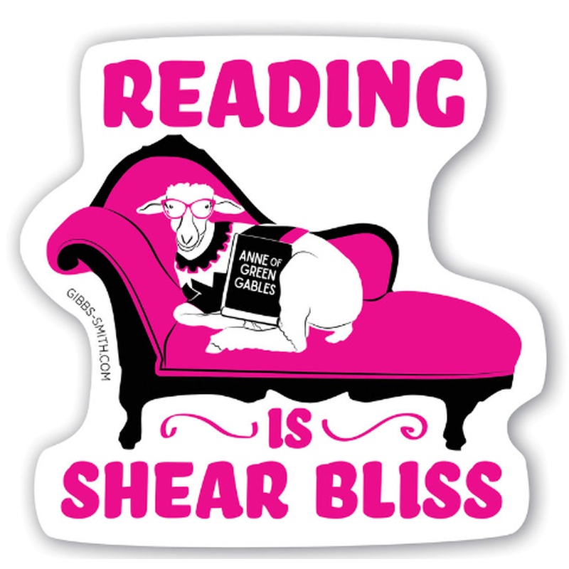 Reading is Shear Bliss Sticker