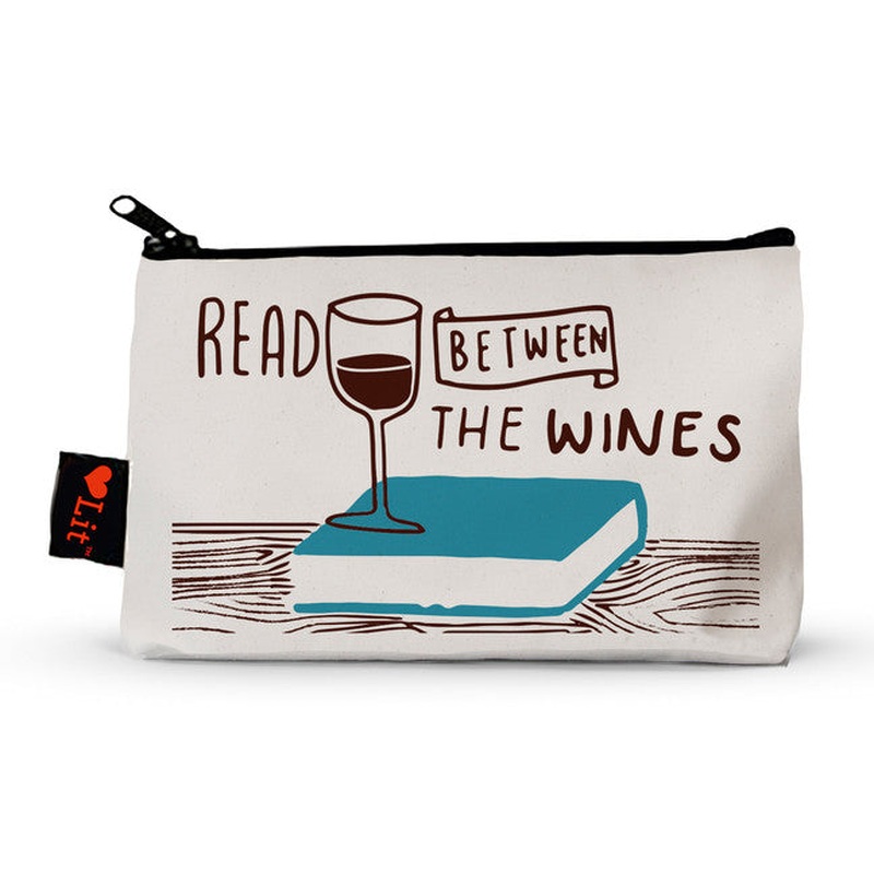 Read Between the Wines Pencil Pouch