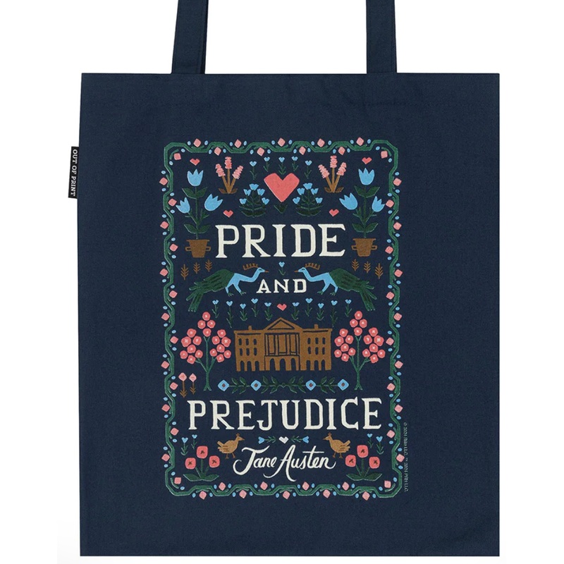 Puffin in Bloom Pride and Prejudice Tote