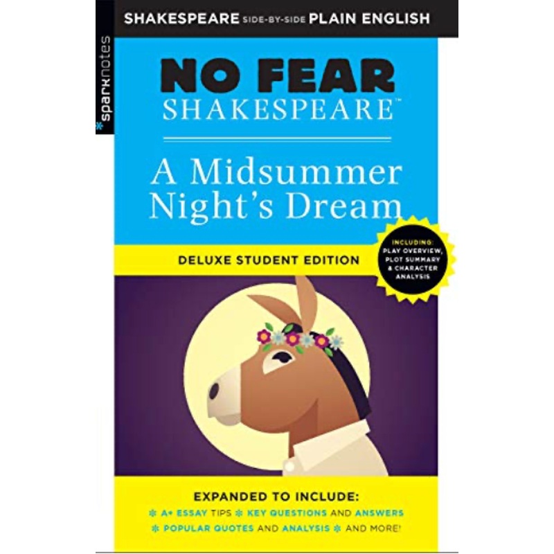 No Fear Shakespeare: A Midsummer Night's Dream (Deluxe Student Edition)