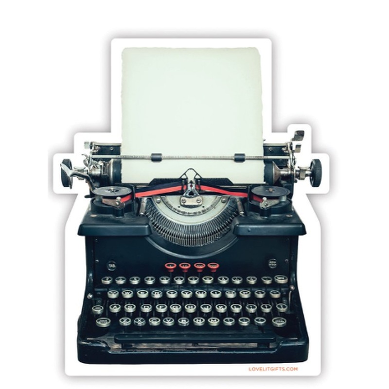 Typewriter Sticker