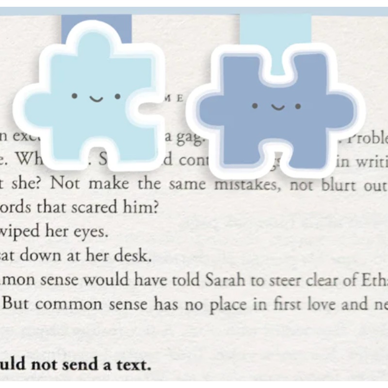 Mini Magnetic Bookmarks - Puzzle (2-pack)