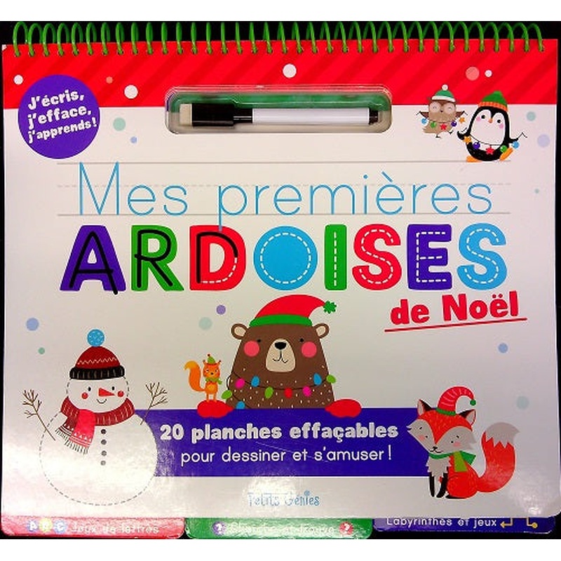 Mes Premieres Ardoises de Noel (Petits Genies)