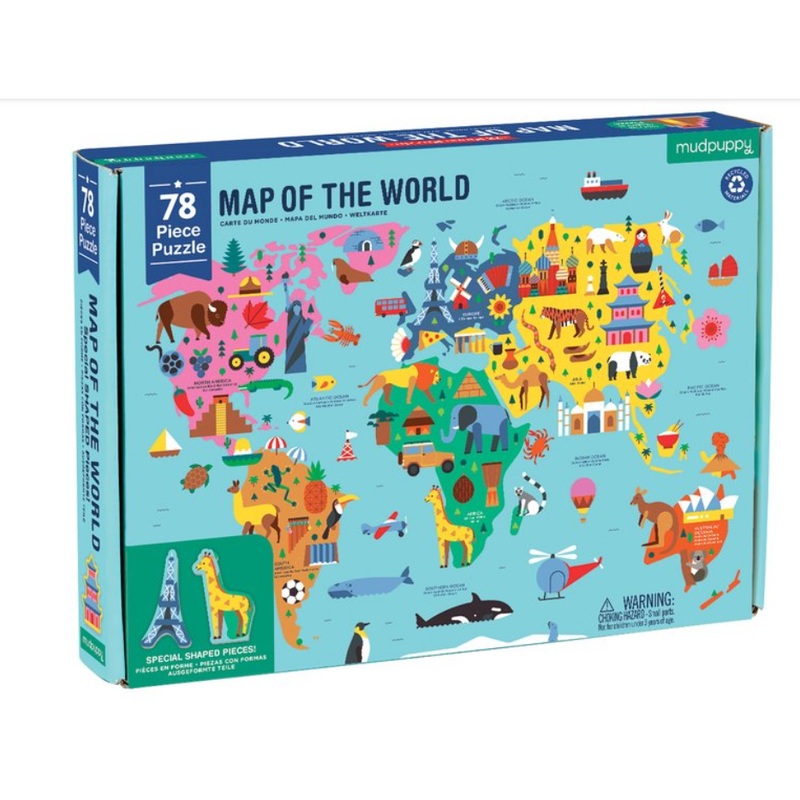 Map of the World Geography Puzzle