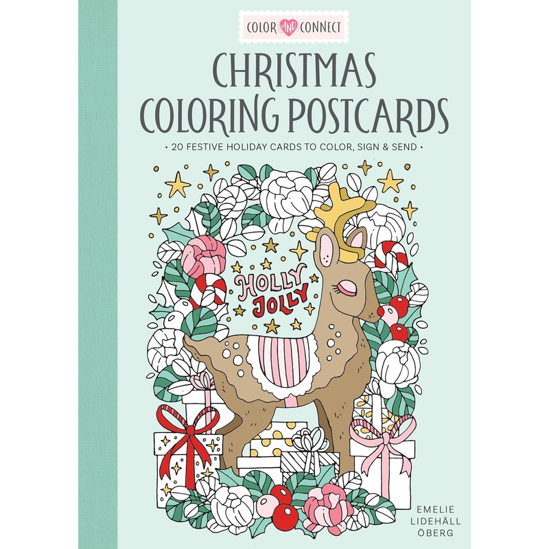Christmas Coloring Postcards