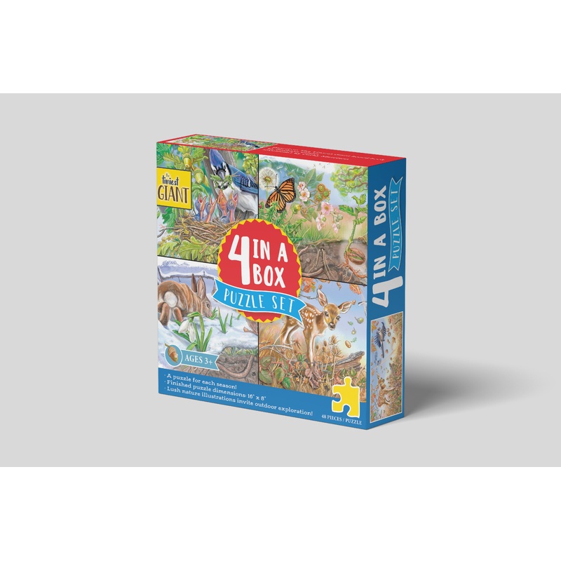 The Tiniest Giant 4-in-1 Puzzle Set