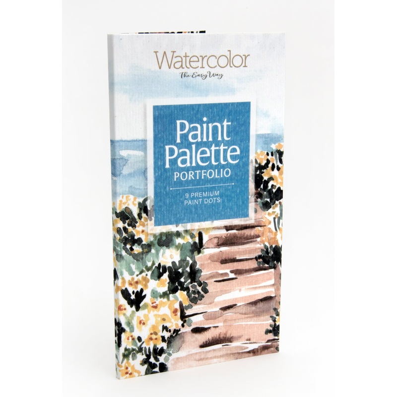 Watercolor the Easy Way Paint Palette Portfolio Coastal