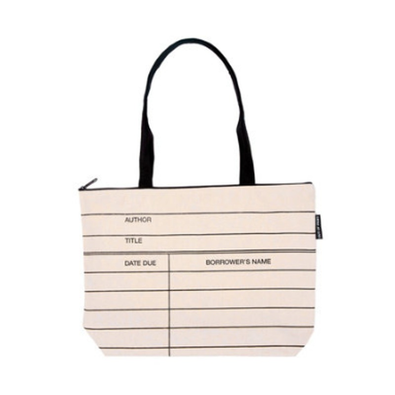 Library Card Market Tote Bag
