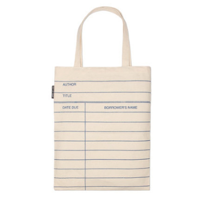 Library Card (Natural) Tote Bag