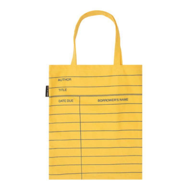 Library Card Yellow Tote Bag