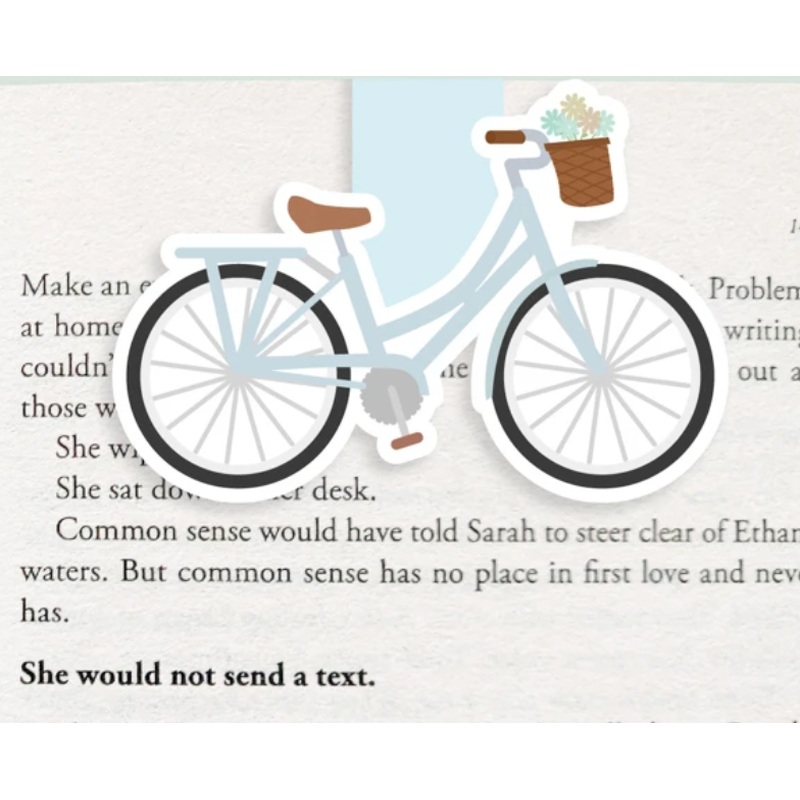 Jumbo Magnetic Bookmarks - Bicycle