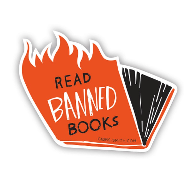 Banned Books Sticker