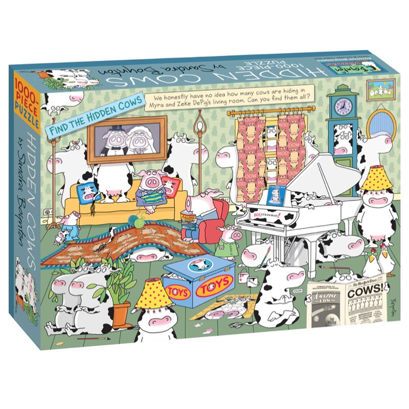 Hidden Cows 1000 Piece Puzzle