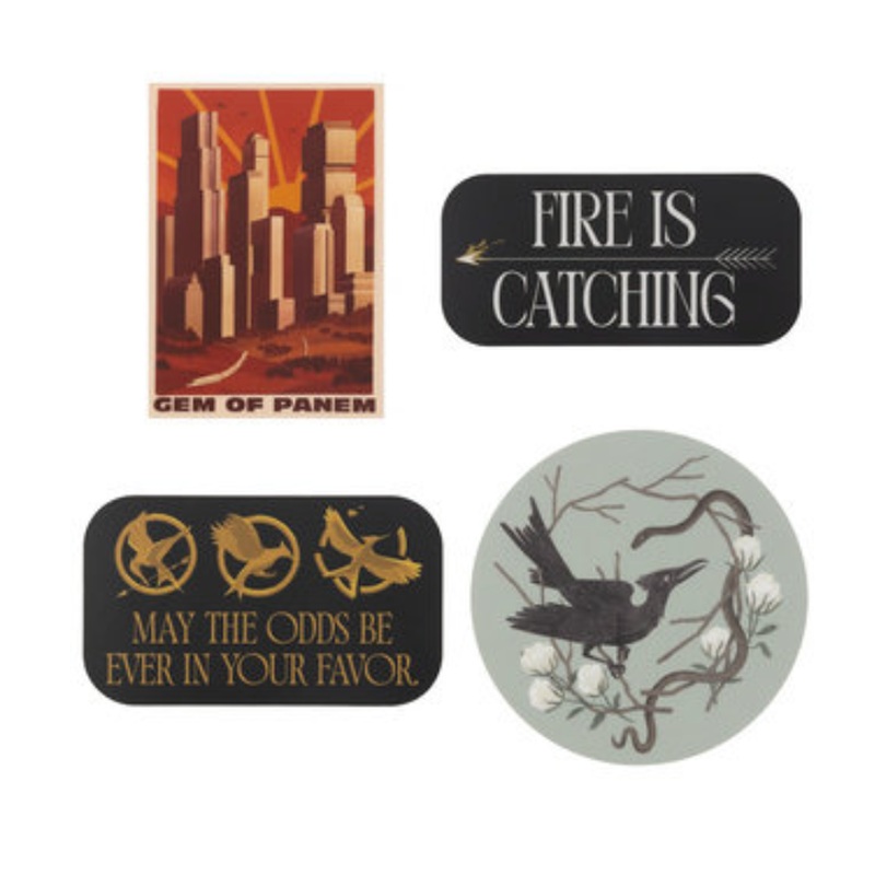 The Hunger Games Assorted Stickers - Set of 4