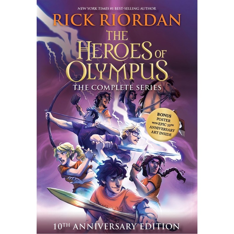 Heroes of Olympus Paperback Boxed Set 10th Anniversary Edition