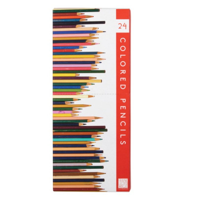 Frank Lloyd Wright Colored Pencils with Sharpener