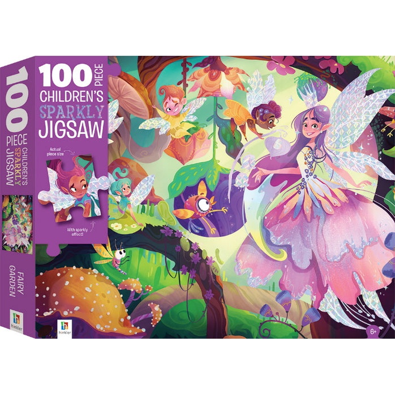 Fairy Garden: 100 Piece Sparkly Jigsaw Puzzle