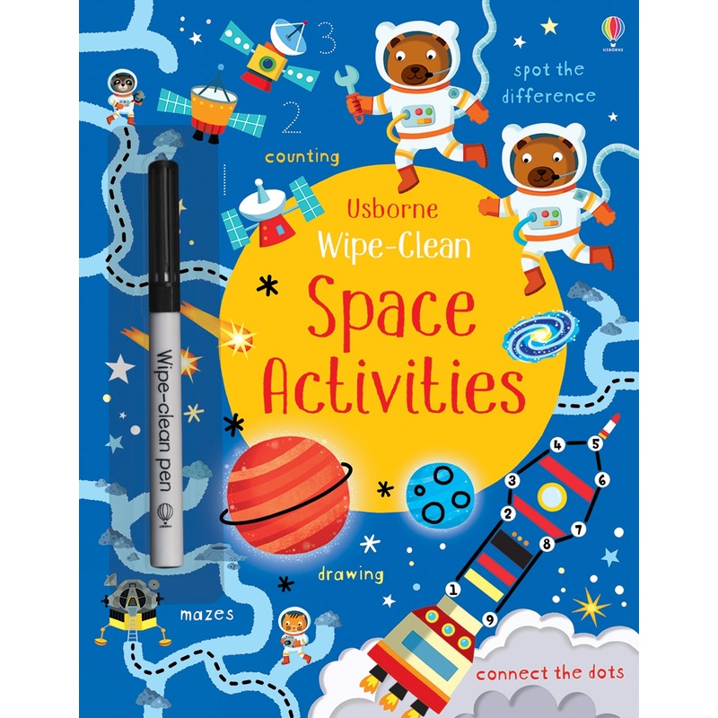 First Wipe-Clean, Space Activities