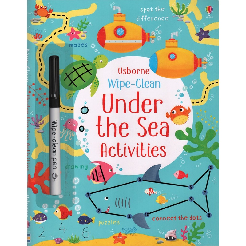 First Wipe-Clean Under the Sea Activities