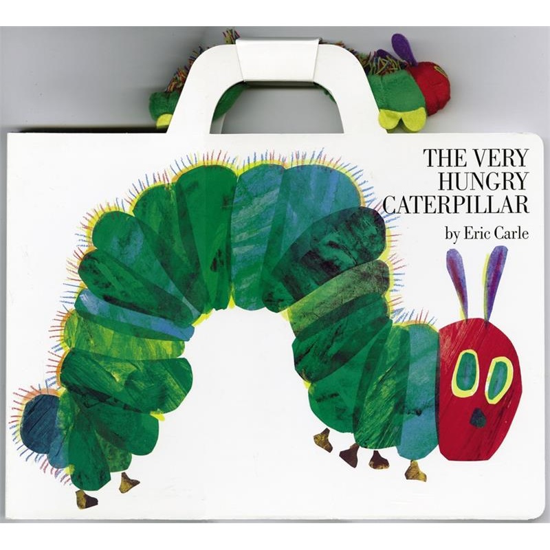 Very Hungry Caterpillar Giant Board Book and Plush package