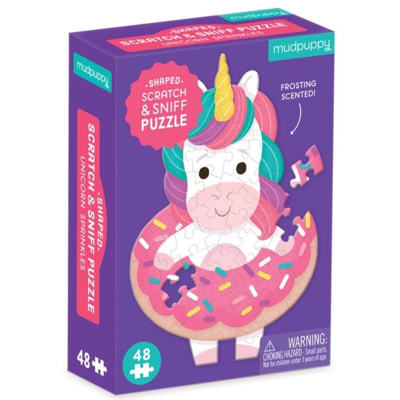 Unicorn Sprinkles 48-Piece Mini Scratch & Sniff Puzzle