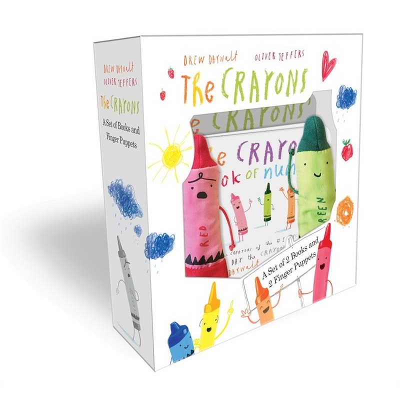 Crayons: A Set of Books and Finger Puppets