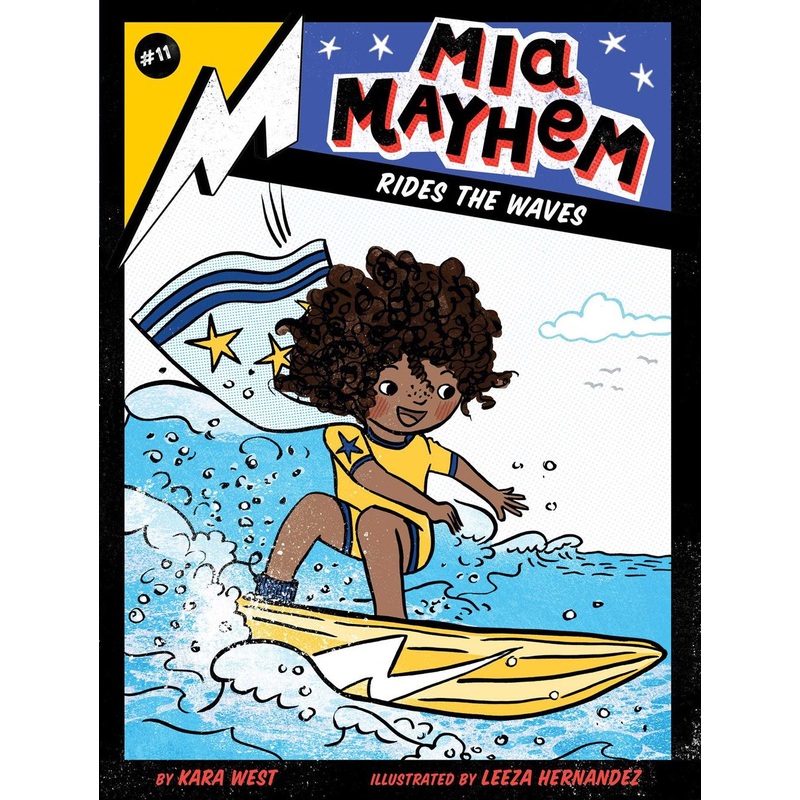 Mia Mayhem Rides the Waves