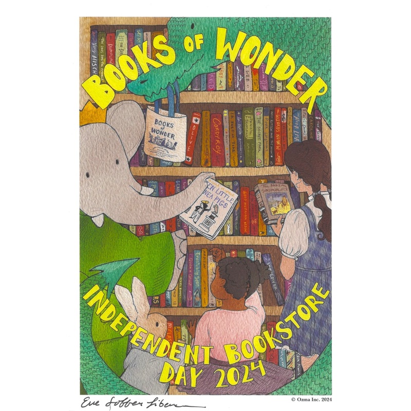 2024 Indie Bookstore Day Art Print! A Books of Wonder Exclusive!