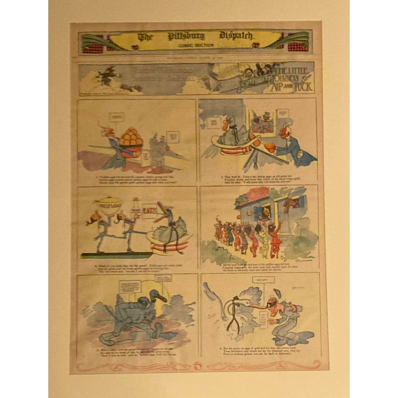 The Little Journeys of Nip and Tuck Sunday Comic