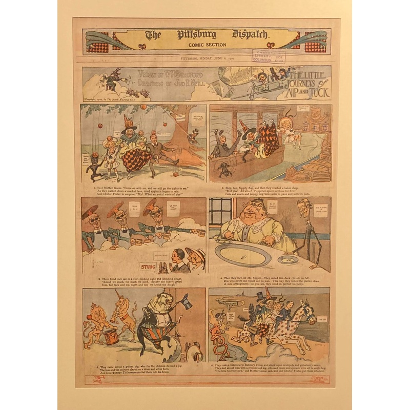 Little Journeys of Nip and Tuck Sunday Comic